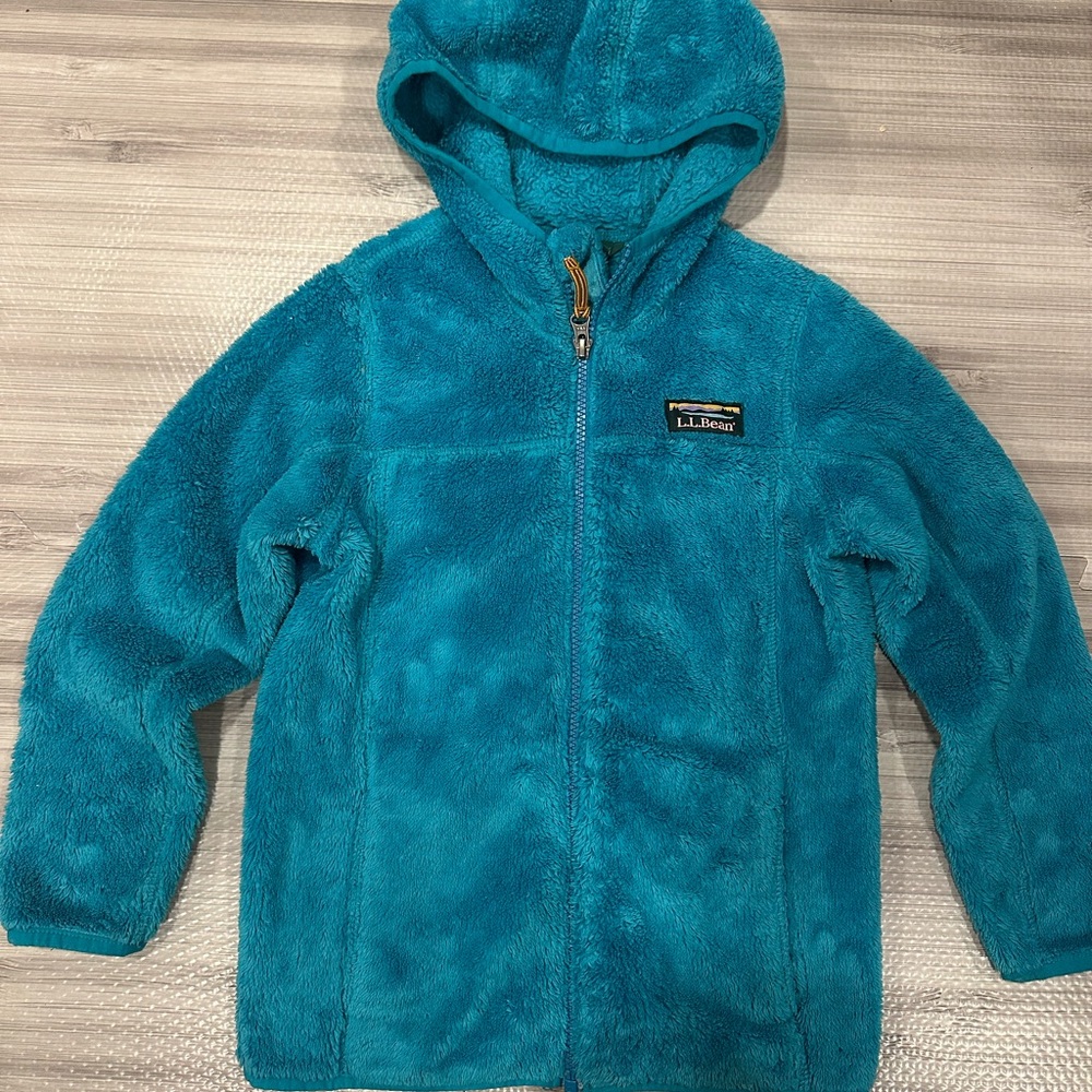 L.L. Bean Turquoise Fleece Jacket